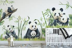 Giant Panda Wall Stickers Big Wall