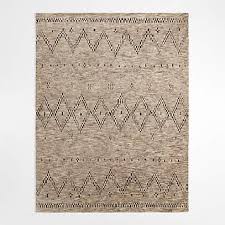 hand knotted grey area rug 12 x15