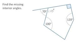 finding missing angles in a polygon