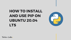 install and use pip on ubuntu 20 04 lts