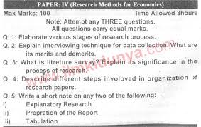 Bharathiar University MBA  st Year Research Methods for Management     a  nBo Second Semester MBA Degree Ex Research M Tirne    hrs 
