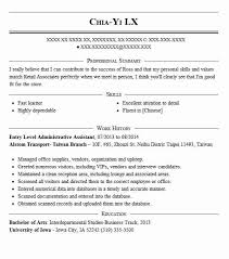 Entry Level Administrative Assistant Resume Sample Livecareer