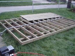 diy shed foundation options a