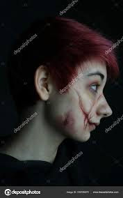 young man red hair sfx make scars