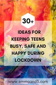 Many of these things for teens to do at home will involve using your phone or computer, but hopefully in a way that stretches you creatively. 30 Teenage Activities Ideas For Keeping Teens Busy Safe And Happy