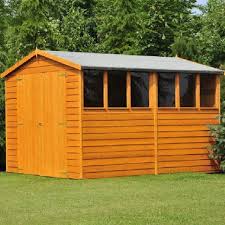 Shire Overlap Apex Shed With Double