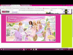 barbie games princess dress up and