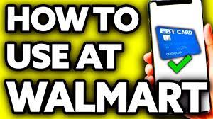 how to use ebt card at walmart self