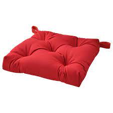 ikea chair cushion red color soft