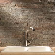 Backsplash tile 8pack from recycled materials recyclable brushed. Aspect 6 X 24 Inch Tarnished Quartz Peel And Stick Stone Backsplash Overstock 11910631