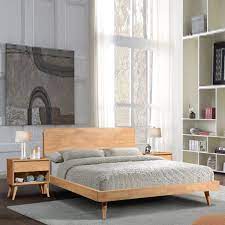 hazel queen size solid wood bed frame