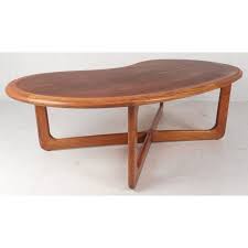 If it's a dining or kitchen table, you'll also need more space to be able to pull the chairs out properly. Mid Century Modern Kidney Shaped Coffee Table By Lane Furniture Chairish