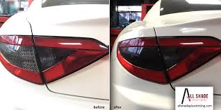 Tail Light Tint All Shade 3m Window Tinting Car Window Tinting Automotive Window Tinting Corona Ontario All Shade Glass Tinting