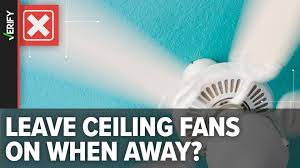 why you should turn off the ceiling fan