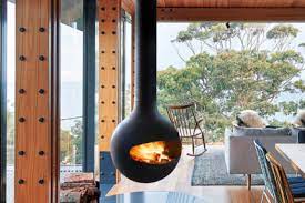 Suspended Modern Fireplaces