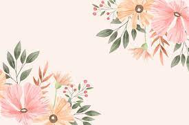 Free Vector Watercolor Fl Background