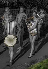 Nude marching band