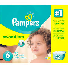 Pampers Swaddlers Giant Pack Diapers Size 6 35 Lb 72