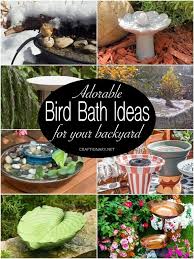 Adorable Bird Bath Ideas For Your