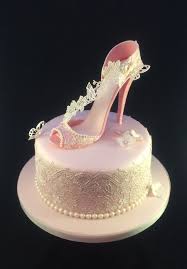 Shoe Cake Pretty Pink Shoe Birthday Cake With Cake Lace