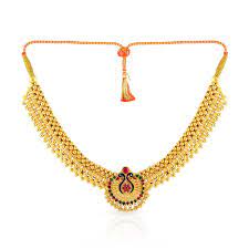 malabar gold 22 kt gold necklace