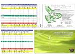 Scorecard - Norwich Golf Course