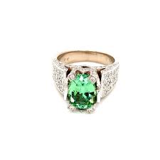 maine green tourmaline ring kas a designs