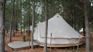 how to build a tent platform