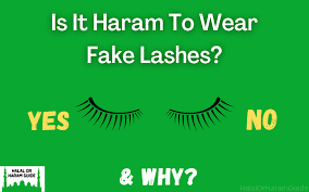 is it haram to wear fake lashes
