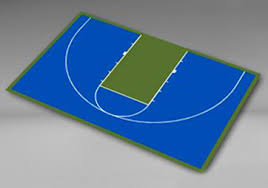 half court basketball court kits