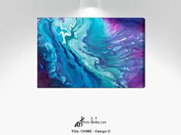 Abstract Watercolor Canvas Print Purple