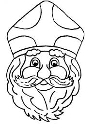 Nicholas day with with this simple waiting for st. St Nicholas Coloring Page 1001coloring Com