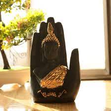 palm buddha showpiece for living room