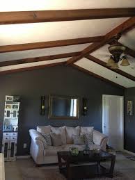 wooden ceiling beams