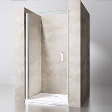 frameless hinged shower door comes with