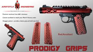 prodigy grips ruger mark iv 22 45 red