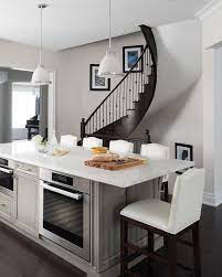 Taupe Kitchen Island With Oven