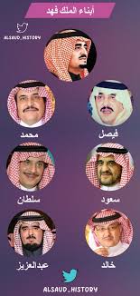 ترتيب ابناء الملك عبدالعزيز ال سعود