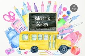 Back to School Clipart (136045) | Illustrations | Design Bundles