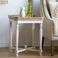 Natural White Kelly Side Table