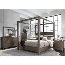 The standard bedroom sizes are based on the more comfortable clearance, plus some furniture. Sonoma Road Beaten Bark Canopy Bedroom Set 1stopbedrooms