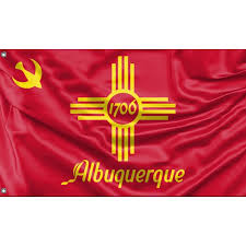 Albuquerque Flag New Mexico Usa Unique