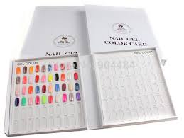 Nails Colors Chart Display Gel Polish Swatches Board Card