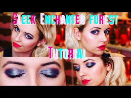 sleek enchanted forest makeup tutorial