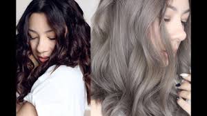 grey hair from brown to ash grey hair