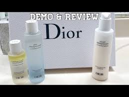 demo review dior makeup remover bi