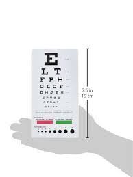 Prestige Medical 3909 Snellen Pocket Eye Chart Walmart Com