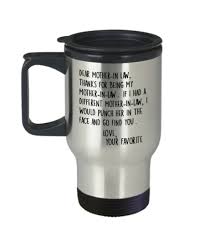 dear mother in law travel mug gift for