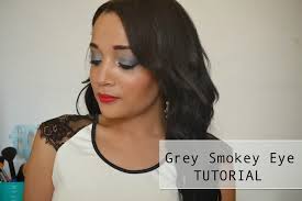 nye make up tutorial grey smokey eye