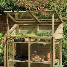 4 X 2 Wooden Mini Greenhouse Forest